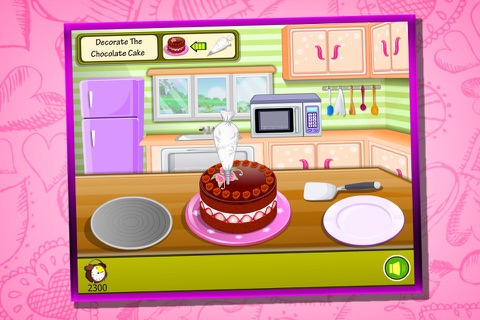 kids cooking game-chocolate torte screenshot 2