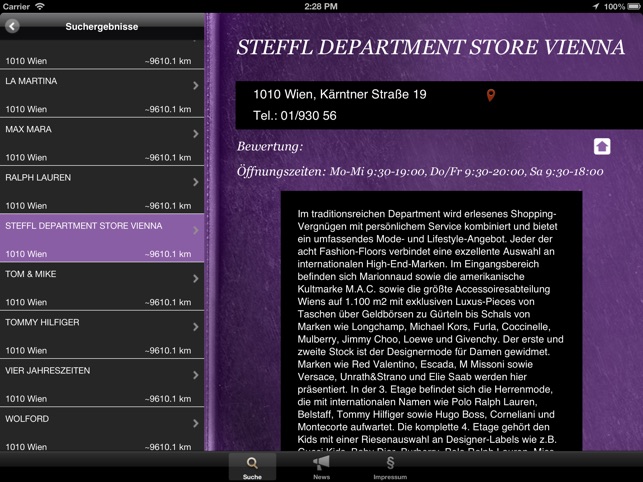 Shopping Guide Austria - iPad Version(圖3)-速報App