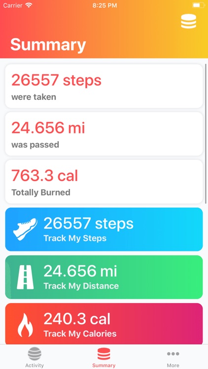 Ball Games: Track My Calories