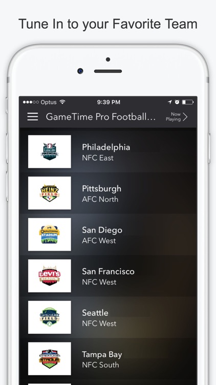 GameTime Football Radio - Stream Live NFL Games