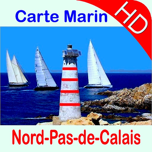 Marine: Nord Pas-de-Calais HD - GPS Map Navigator