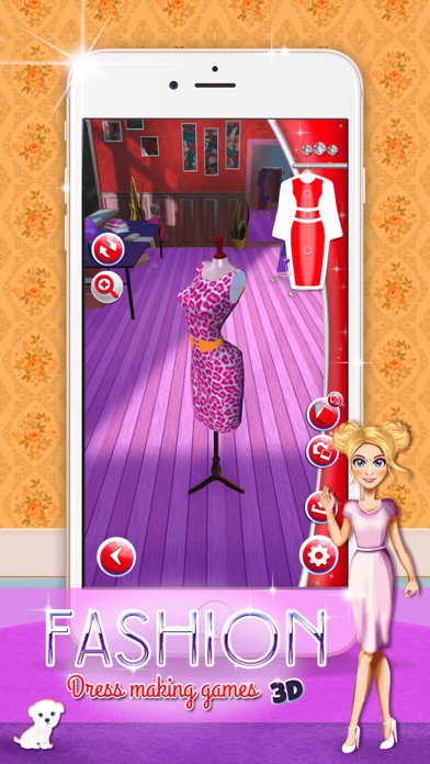 Fashion Dress  Designer 3D: Clothes Making Game.s screenshot 2