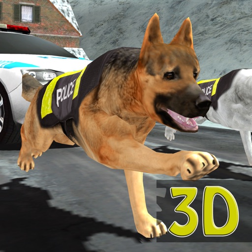 Mountain Police Dog Chase Criminal 3D icon