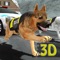 Mountain Police Dog Chase Criminal 3D