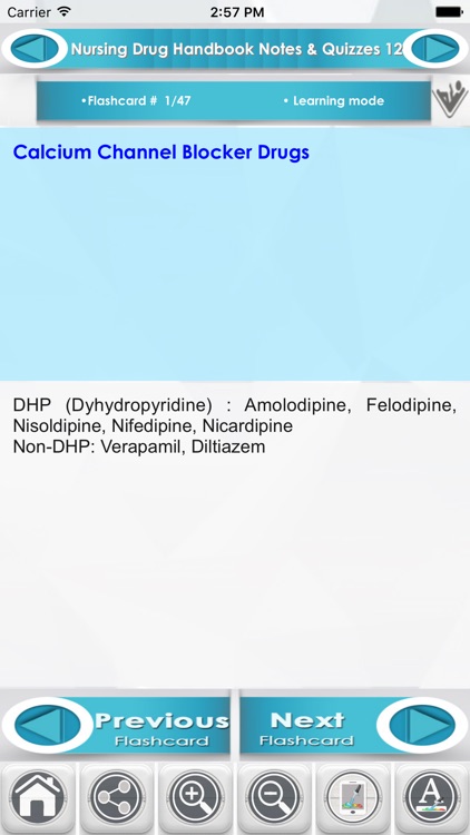 Basics of Nursing Drug Handbook For Self Learning & Exam Review2400 Flashcards screenshot-4