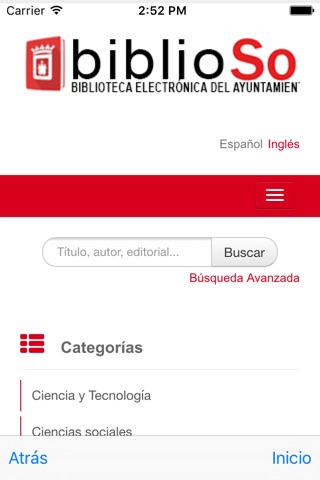 Biblio Soria screenshot 2