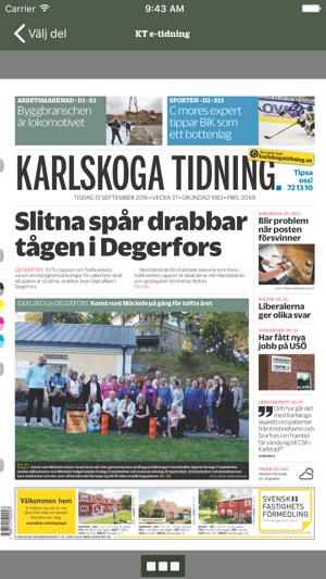 Karlskoga Tidning e-tidning(圖2)-速報App