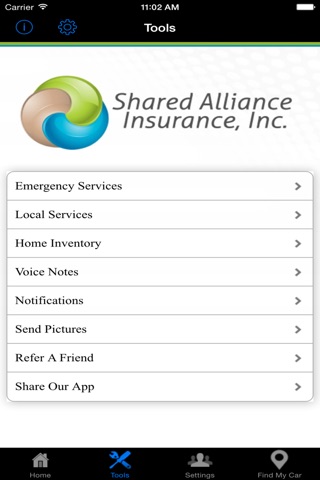 Screenshot of Shared Alliance Insurance, Inc