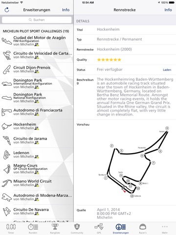 MICHELIN Lap Timer screenshot 2