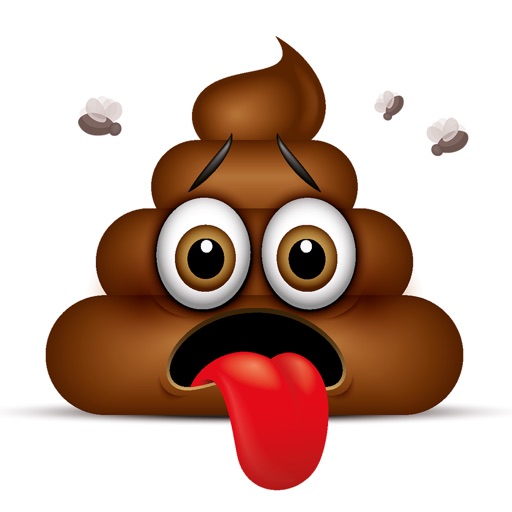 Poop Emoji Stickers - Cute Poo