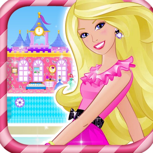 Doll house - Princess makeup girls games icon