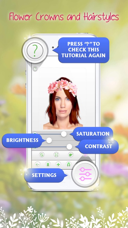 Flower Crowns and Hairstyles: Try on a New Look screenshot-3