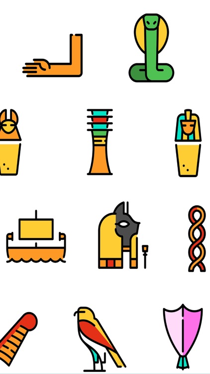 Egypt Stickers - Land of the ancient pyramids