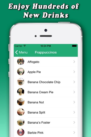 Secret Menu for Starbucks. screenshot 2