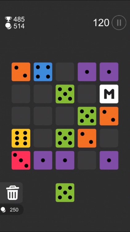 Dice Matrix 100/100 - a Blocks Grid Fit Puzzle Cool World! screenshot-4