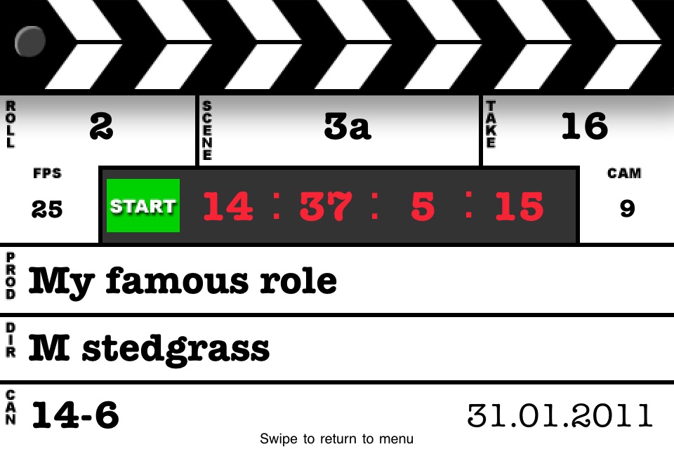 Clapperboard / Clapboard Slate screenshot 2