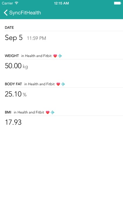 SyncFitHealth - Sync your Fitbit Aria data to Apple Health