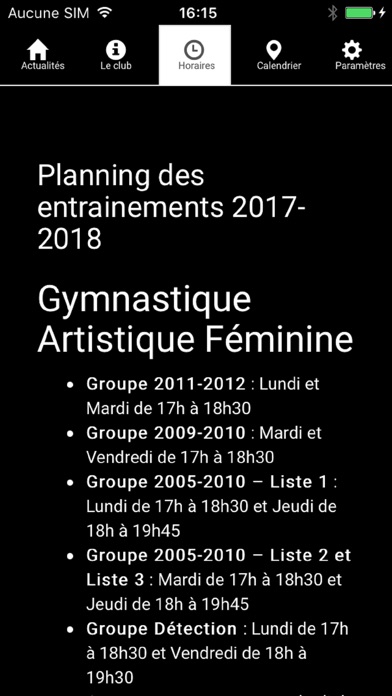 Elan Gymnique Villeneuve/Yonne screenshot 3