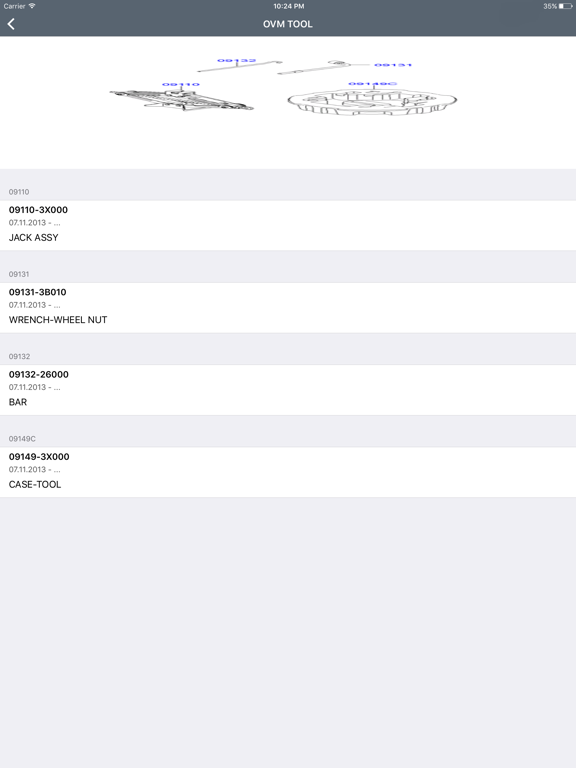 Hyundai Car Parts - ETK Parts Diagrams screenshot 3