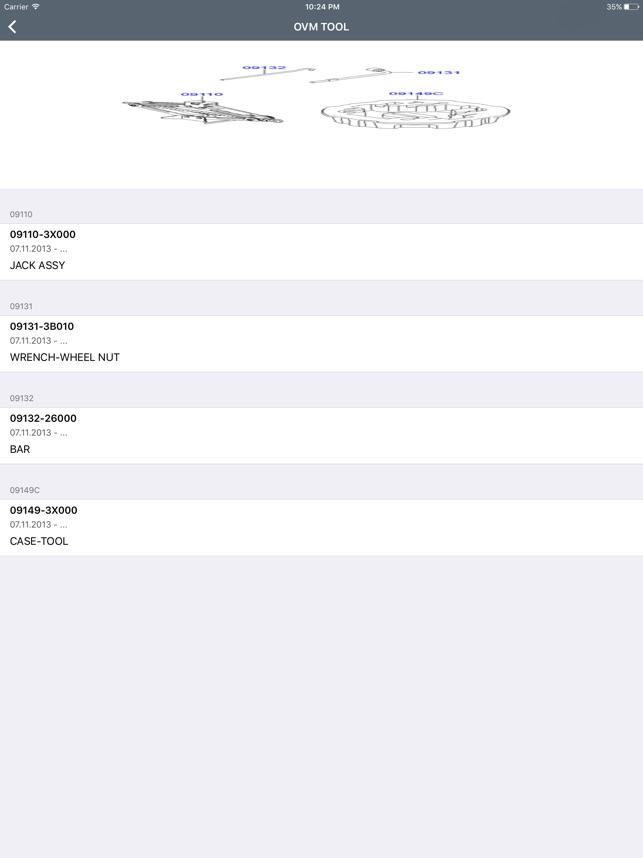 Hyundai Car Parts - ETK Parts Diagrams