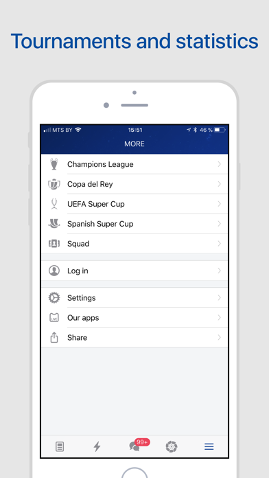 Real Live – Live Scores, Results & News for Madrid Team Fans Screenshot 6