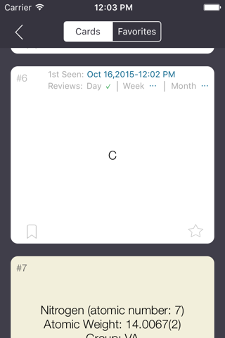 Periodic Table Flashcards Pro with 118 Elements. Now with Progress Tracking and Spaced Repetition Score! screenshot 2