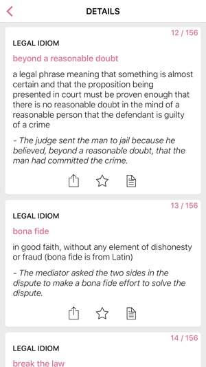 Body Legal idioms in English(圖2)-速報App