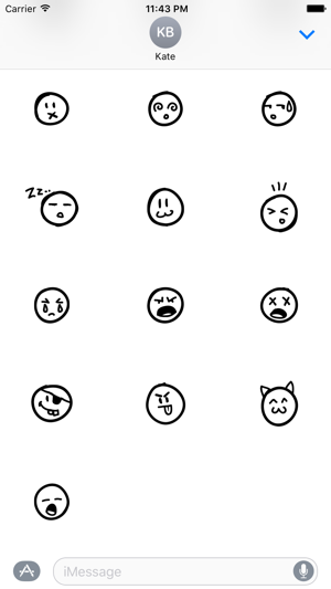 Doodle Emoji Stickers(圖4)-速報App