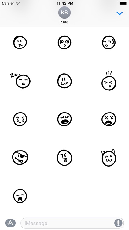 Doodle Emoji Stickers screenshot-3