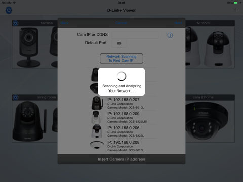 D-Link+ Viewer for iPad screenshot 3