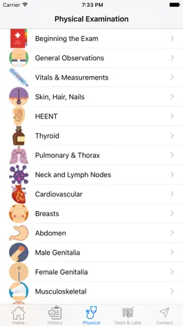 Game screenshot IPPA History and Physical Exam Reference hack