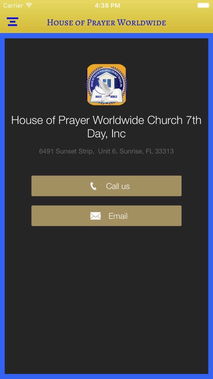 House of Prayer 7th Day