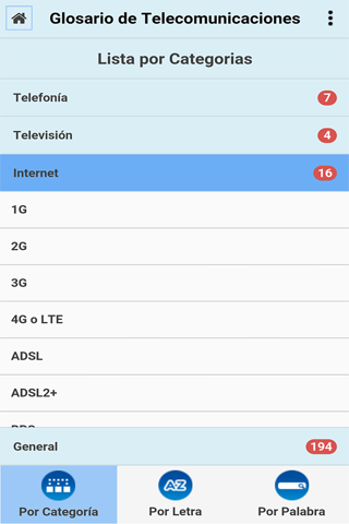 Glosario de Telecomunicaciones screenshot 2