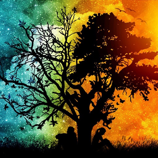 Tree Silhouette Wallpapers HD: Quotes Backgrounds with Art Pictures icon