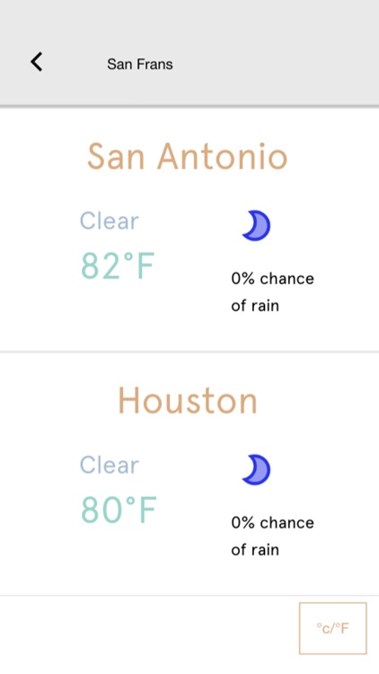 Minim - A minimal weather app