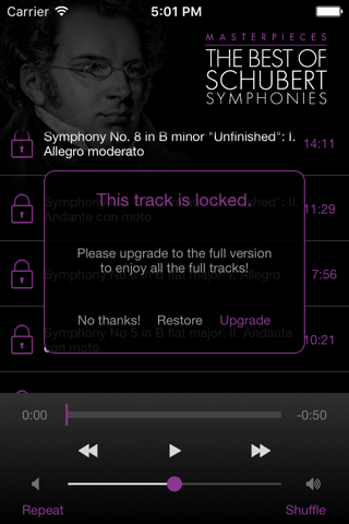 Schubert: Symphonies screenshot 4