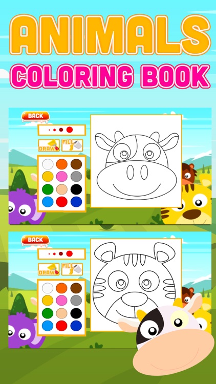 Animals Coloring Book Kids Game