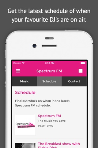 Spectrum FM Spain screenshot 2