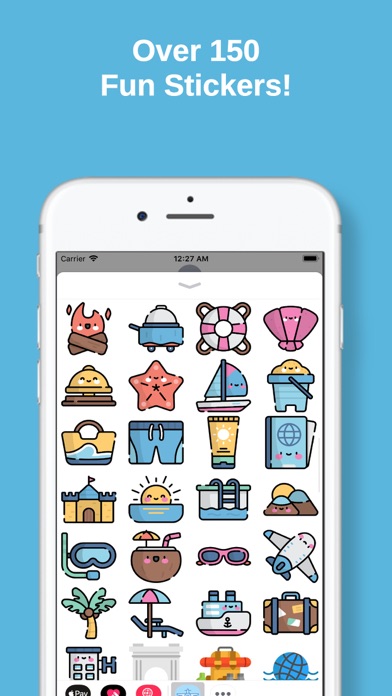 Travel Stickers for iMessage screenshot 2