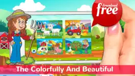Game screenshot Farm Animals Jigsaw Puzzles Games HD Free For Kids apk