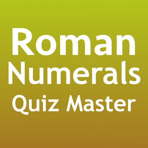 Roman Numerals Quiz Master Icon