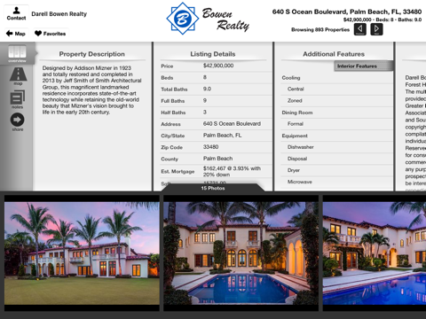 Bowen Realty Property Search for iPad screenshot 4