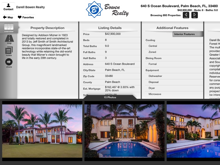 Bowen Realty Property Search for iPad screenshot-3