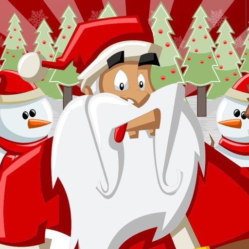Santa Christmas Run Free:  A Holiday Tap Adventure Game Icon