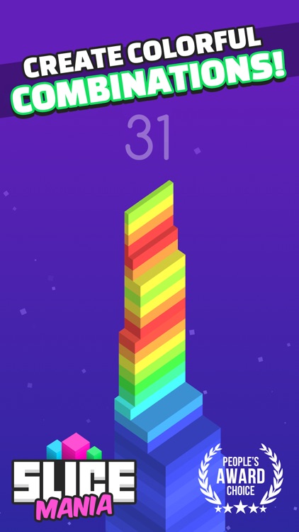 Slice Mania! Color Stack Arcade Game