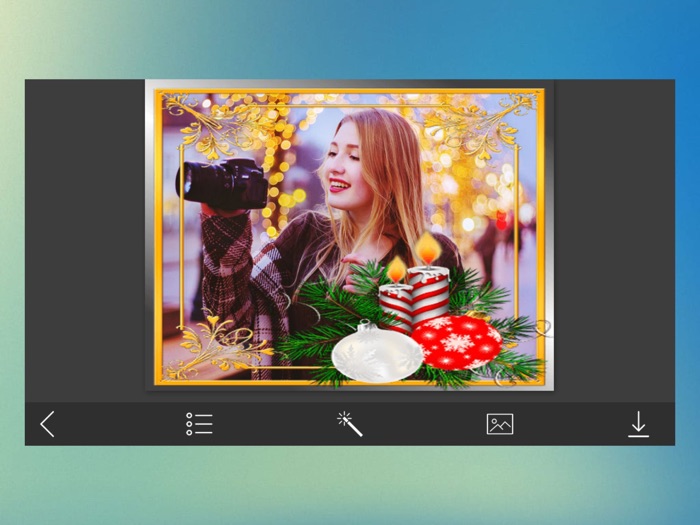 Creative Xmas Hd Photo Frames - Instant pic frames
