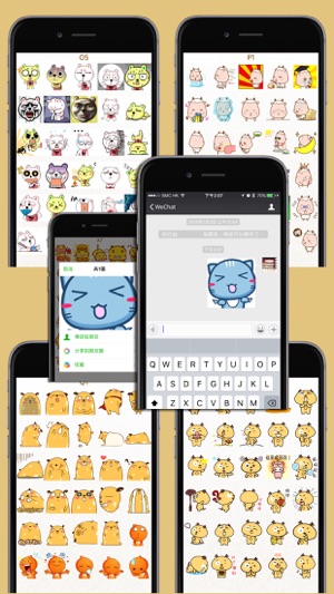 Gif Stickers Pro -4800 QQ,WeChat,Message動態貼圖表情包(圖4)-速報App