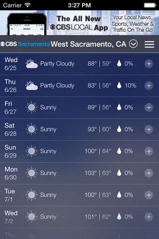 CBS Sacramento Weather screenshot 3