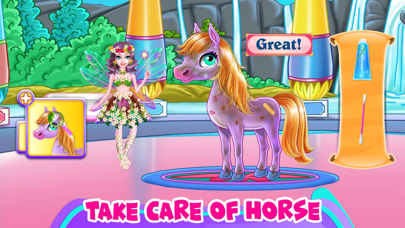 Fairy Horse Braided Hairstyle screenshot 3