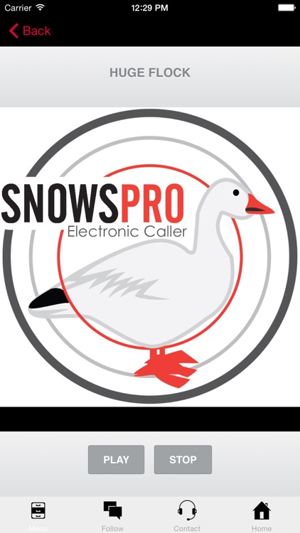 Snow Goose Call - E Caller - BLUETOOTH COMPATIBLE screenshot-3